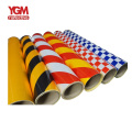 High intensity checkered reflective vinyl pvc sheet